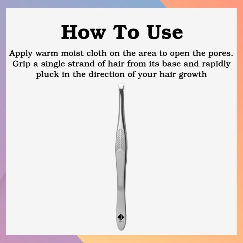 Jaquline USA Flat tip tweezers - Image 4