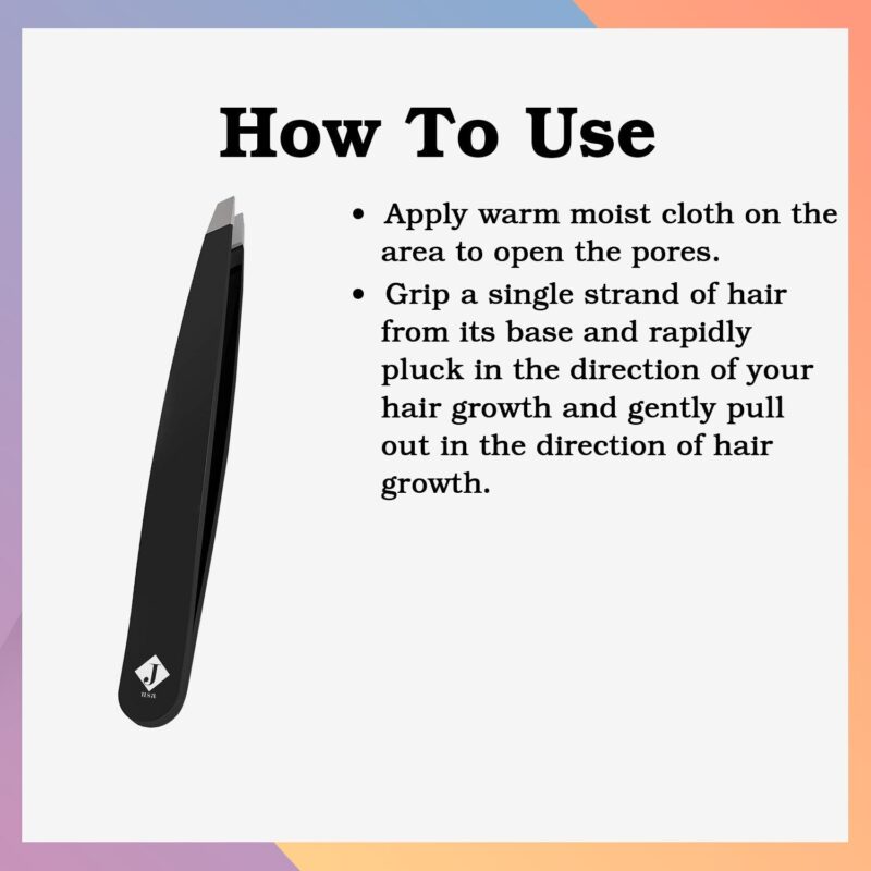 Jaquline USA Slant tip tweezers - Image 4