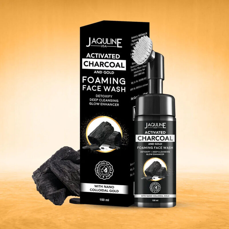 Jaquline USA Charcoal and Gold Foaming facewash 150ml