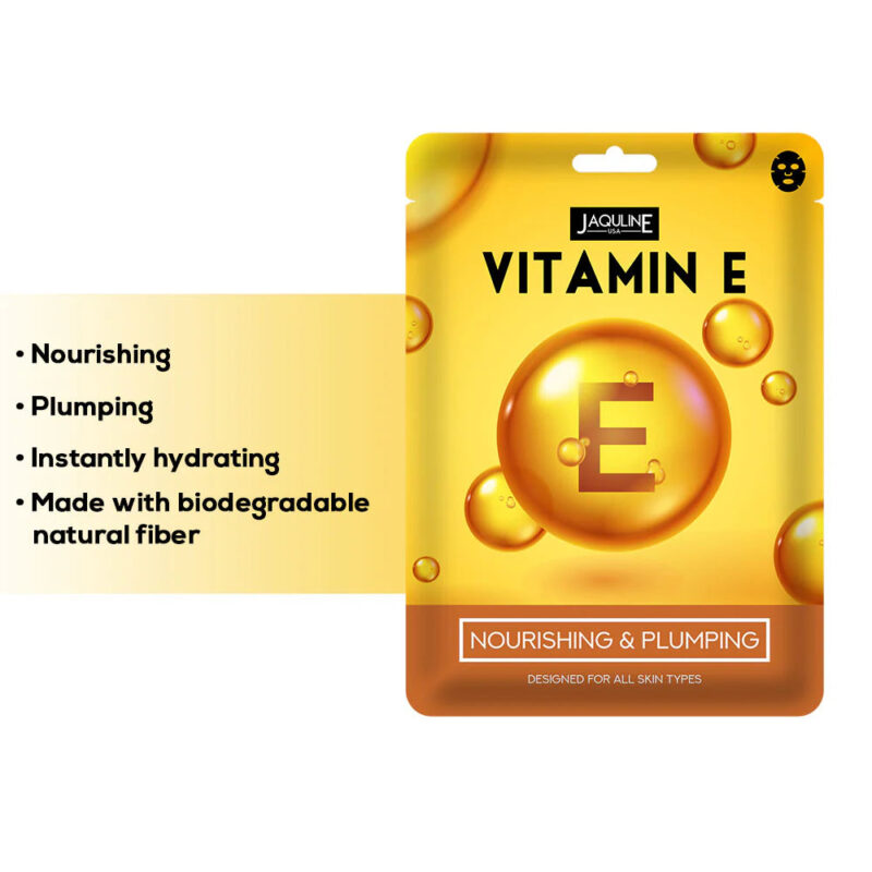 Jaquline USA Vitamin E Sheet Mask - Image 4