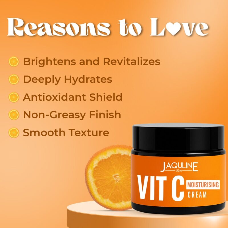Jaquline USA 10% Vitamin C Moisturizing Cream 50g - Image 2