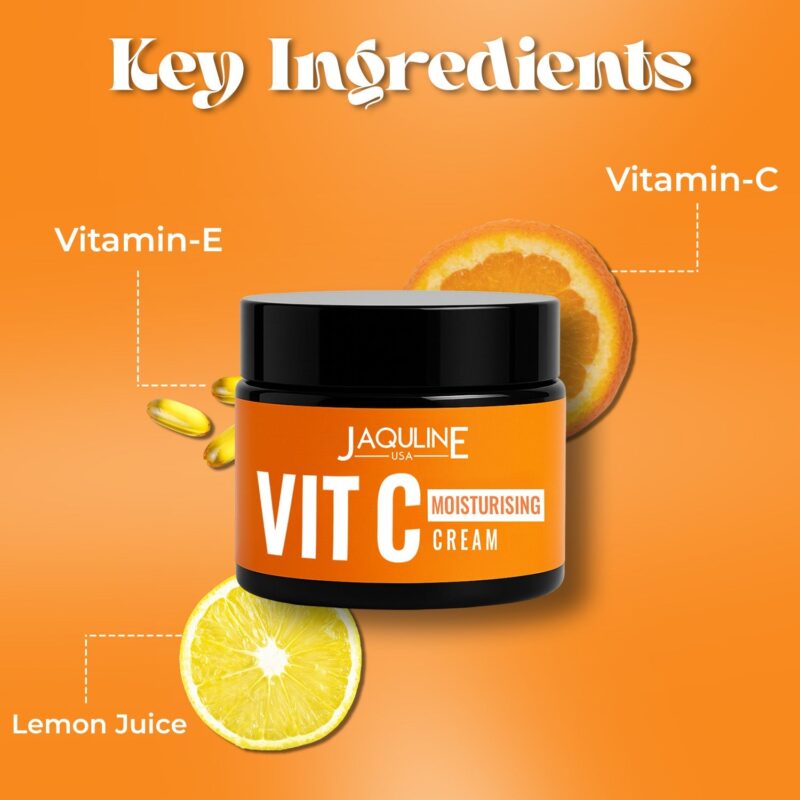 Jaquline USA 10% Vitamin C Moisturizing Cream 50g - Image 3