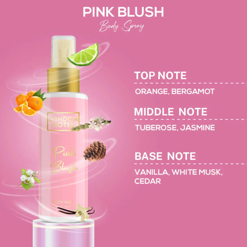 London Notes Pack Of 5 50ML Body Spray Gift Set - Image 5
