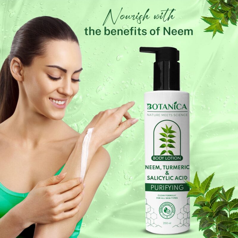 Botanica Neem Salicylic Body Lotion 250ml - Image 3