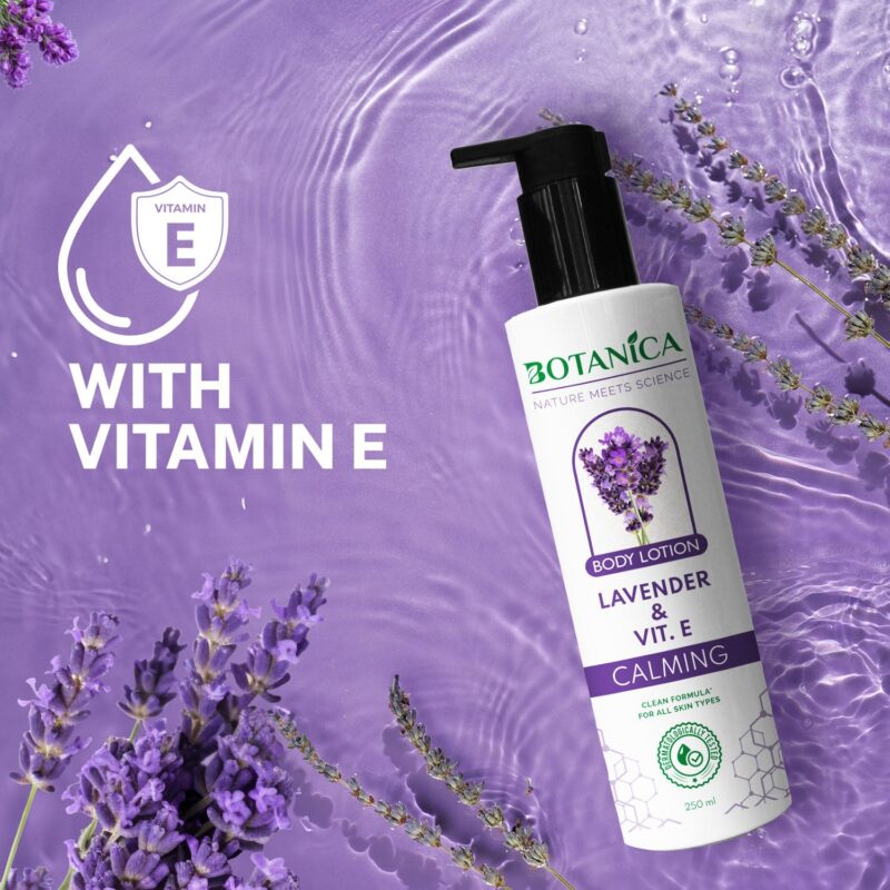 Botanica Vit E Lavender Body Lotion 250ml - Image 5