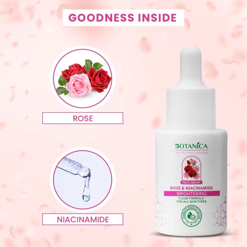 Botanica Rose Niacinamide Serum 30ml - Image 5