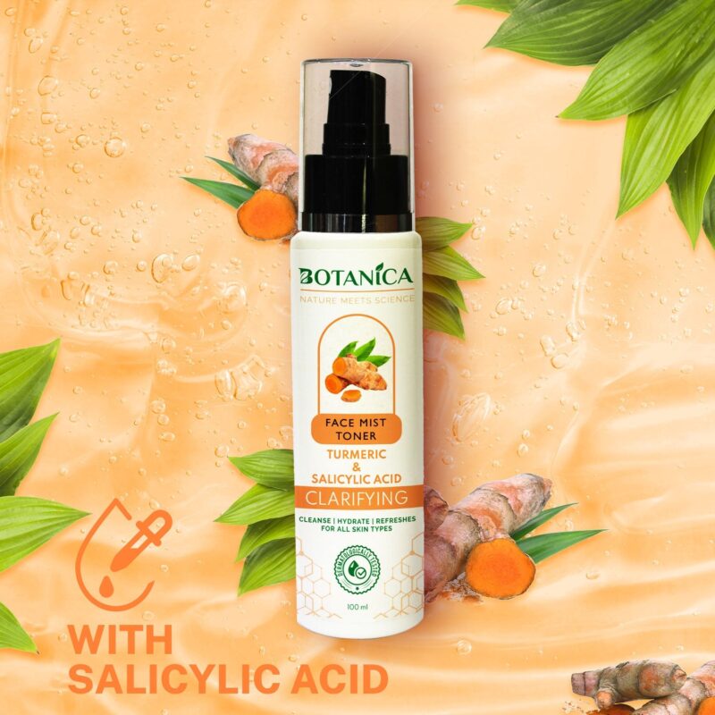 Botanica Turmeric Salicylic Toner 100ml - Image 2
