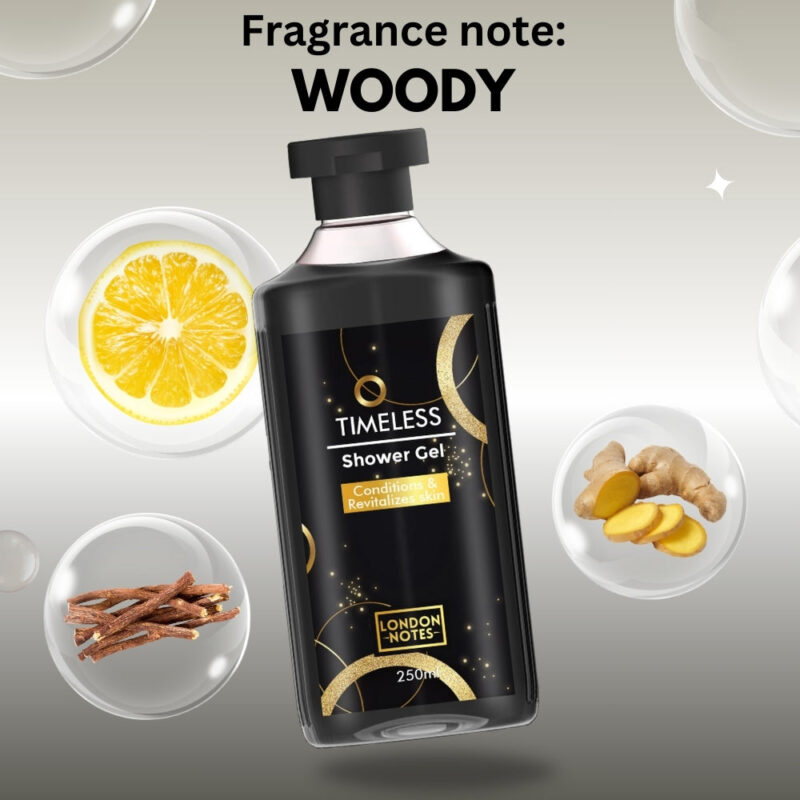 London Notes Shower Gel-250ml Timeless - Image 6