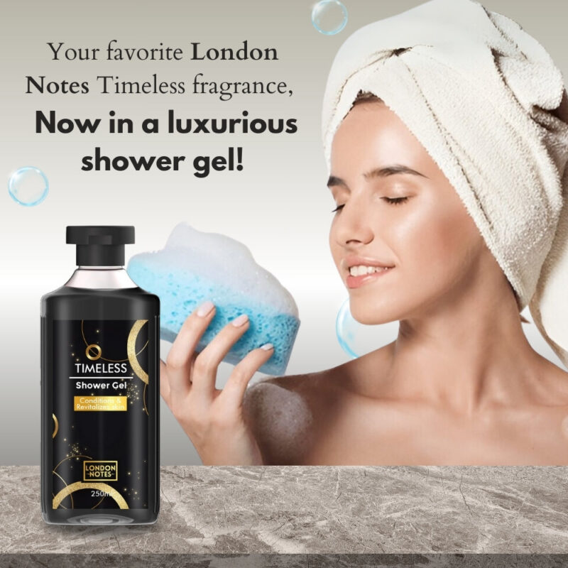 London Notes Shower Gel-250ml Timeless - Image 7