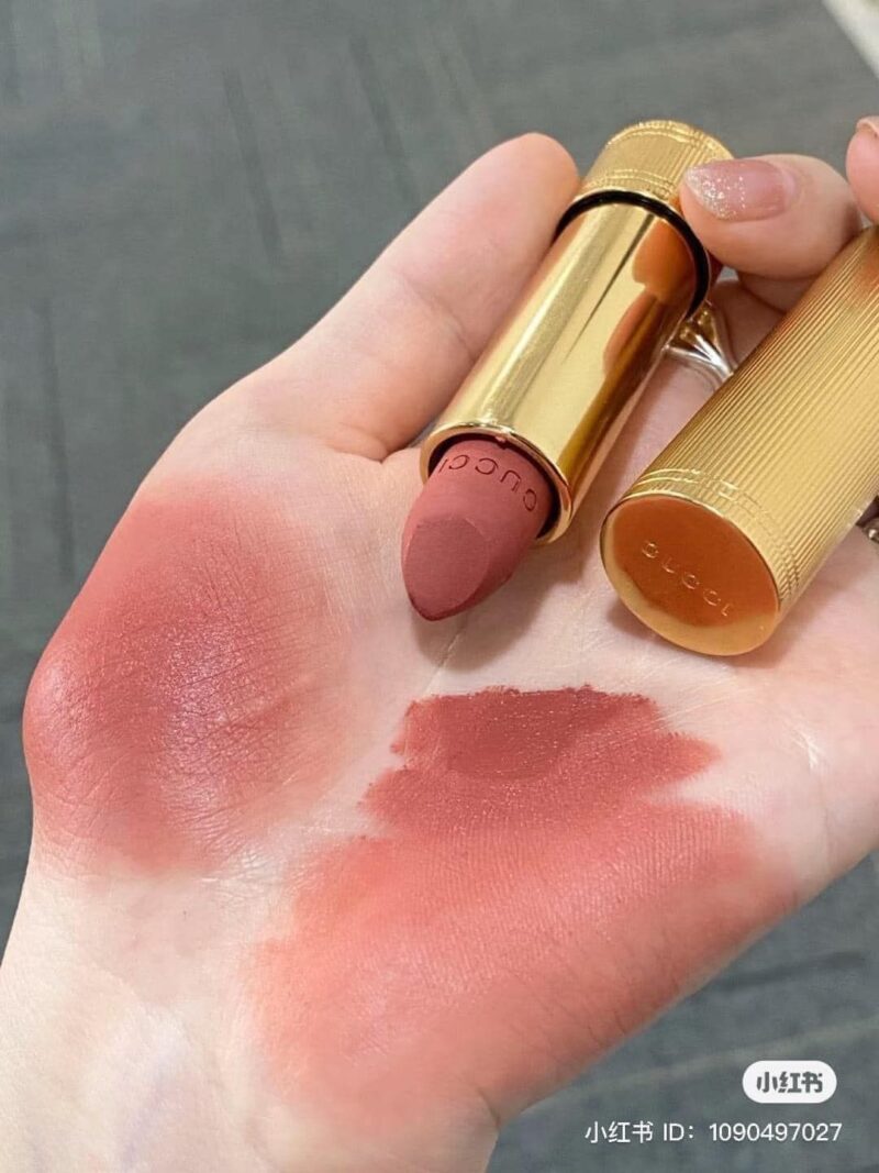 Gucci Rouge A Levres Matte Mini Lipstick - 1gm -208 They Met In Argentina - Image 3