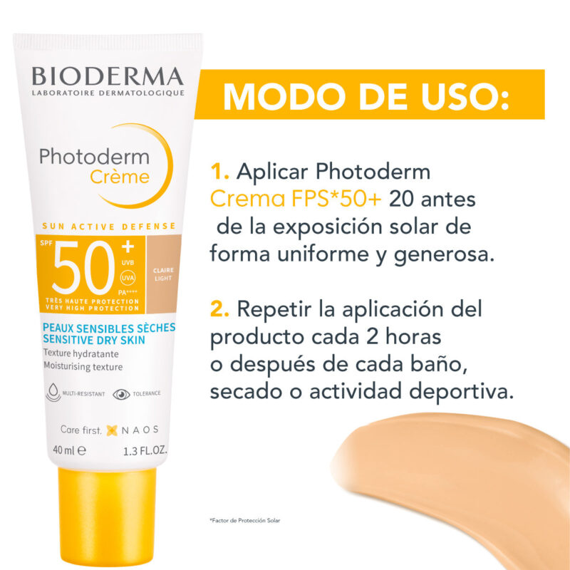 Bioderma Photoderm Cream SPF50+ Tinted 40ml - Image 4