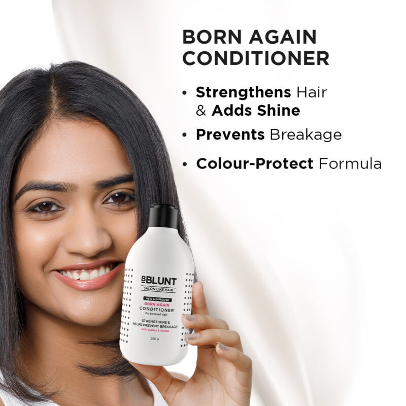 BBLUNT Born Again Conditioner with Quinoa & Keratin for Stressed Hair â€“ 250g - Image 2