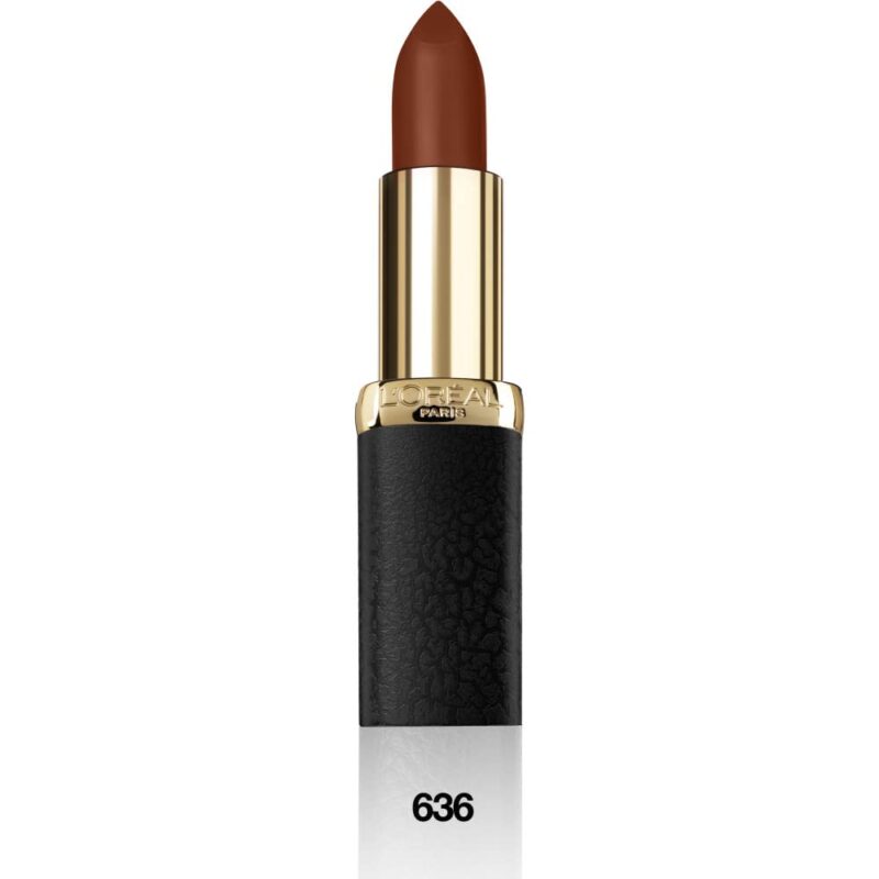 L'OrÃ©al Color Riche Matte Addiction Lipstick, 636 Mahogany Studs