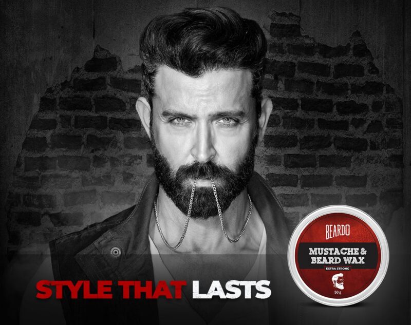 Beardo Beard & Mustache Wax - Extra Strong - 50g - Image 2