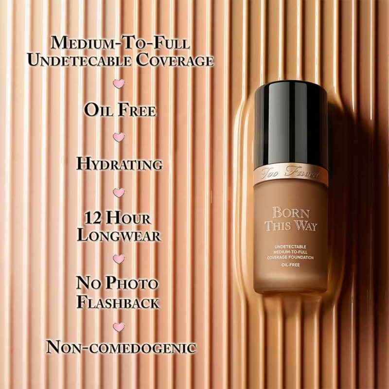 Too Faced Born This Way Flawless Coverage Natural Finish Foundation (Sand)- 30 mL - Image 3