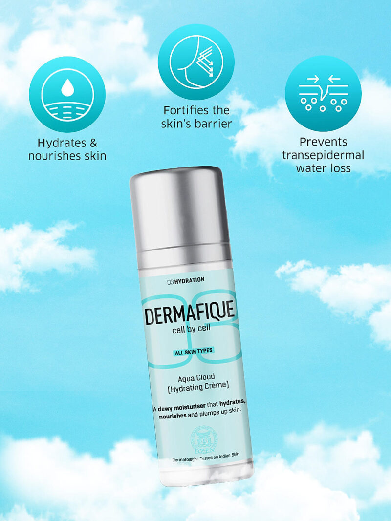 DERMAFIQUE Aqua Cloud Hydrating CrÃ¨me 30g - Image 4
