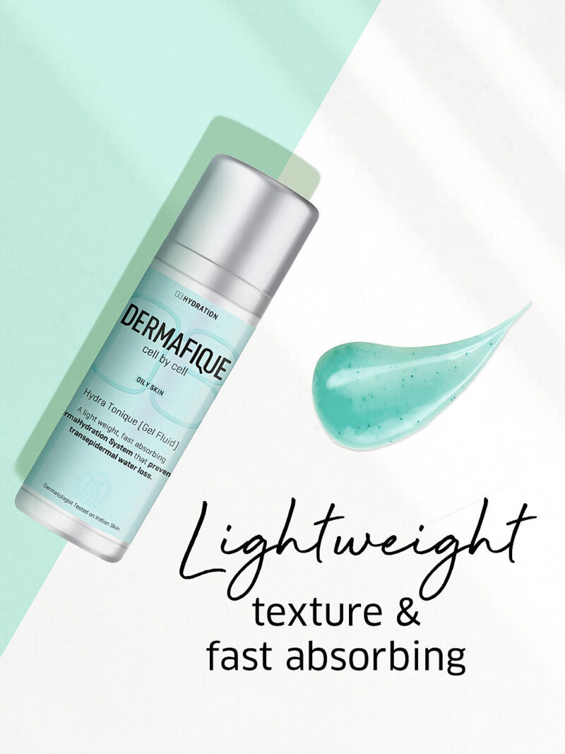 DERMAFIQUE Hydratonique Gel Fluid Face Cream 30ml - Image 3