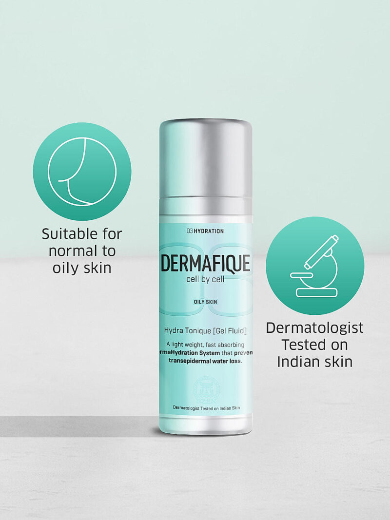 DERMAFIQUE Hydratonique Gel Fluid Face Cream 30ml - Image 6