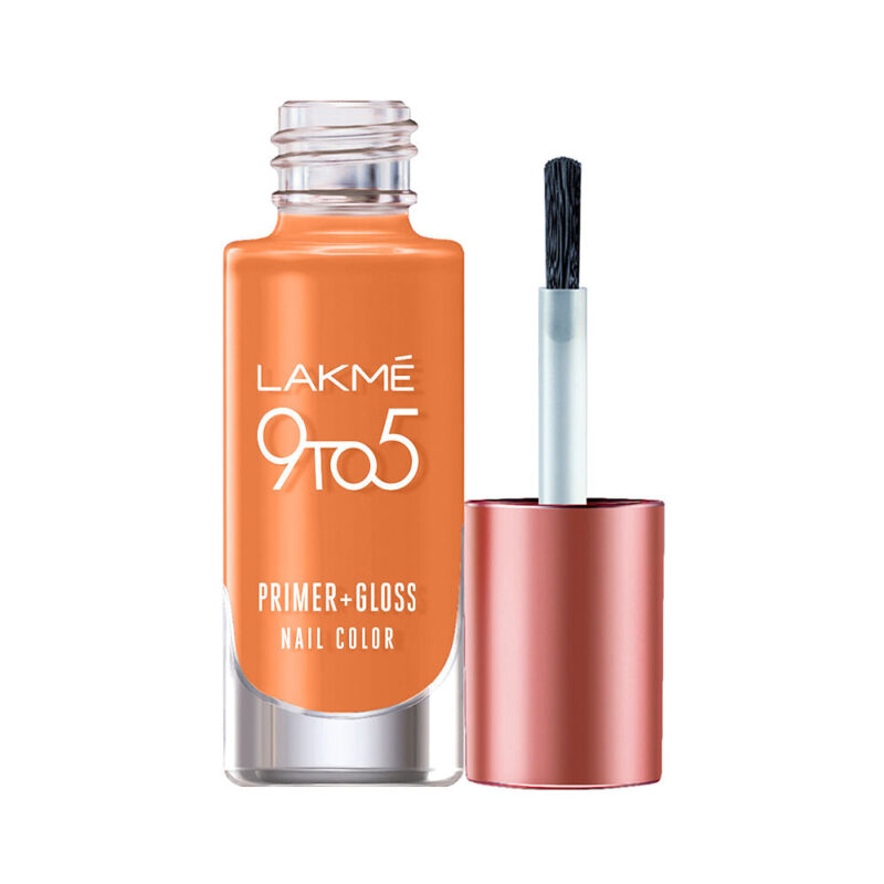 LAKMÃ‰ 9to5 Primer + Gloss Nail Colour, Peach Puff 6 ml