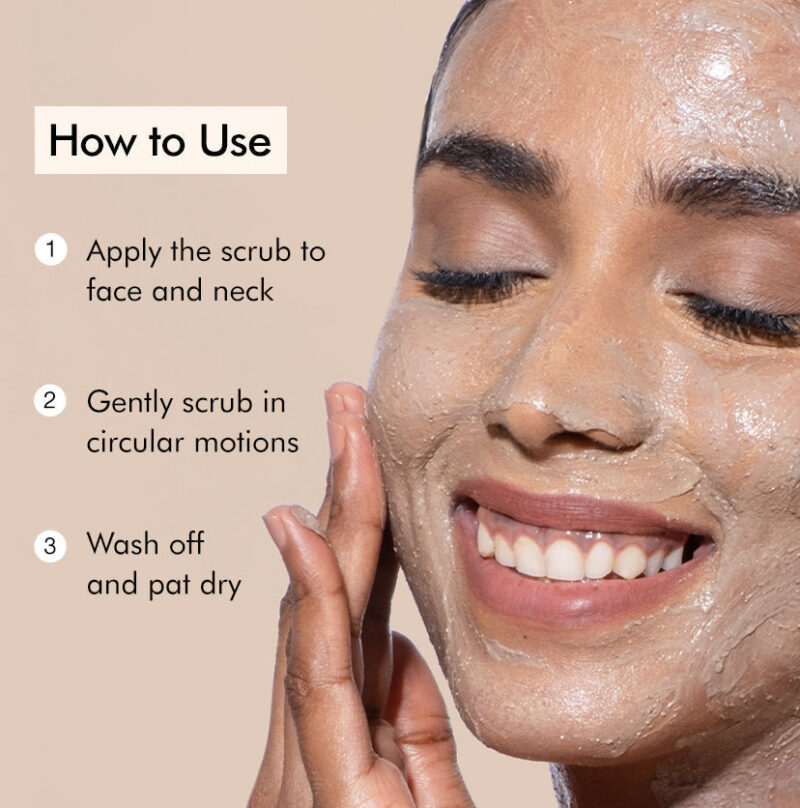 M Caffeine Coffee Face Scrub with Walnut for Fresh & Glowing Skin - 100 g - Image 4