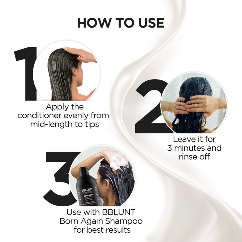 BBLUNT Born Again Conditioner with Quinoa & Keratin for Stressed Hair â€“ 250g - Image 4