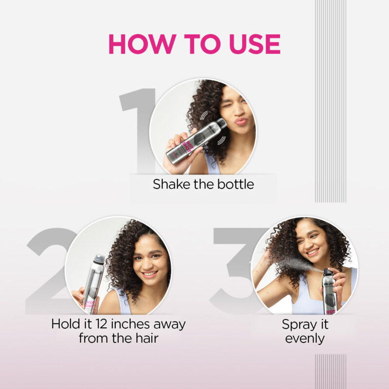 BBlunt Hot Shot Finish Spray For Radiant Shine - 200 ml - Image 4