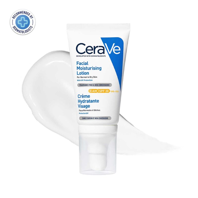 CeraVe AM Facial Moisturizing Lotion For Normal to Dry Skin (52ml) - Broad Spectrum SPF 30 Sunscreen | Non-Comedogenic, Paraben-Free And Fragrance-Free Lotion - Image 6