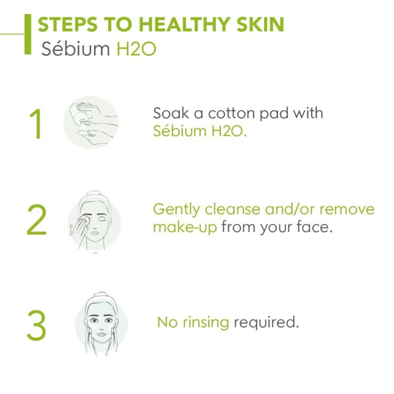 Bioderma SÃ©bium Cleansing Water and Makeup Removing Solution - 100 ml - Image 5