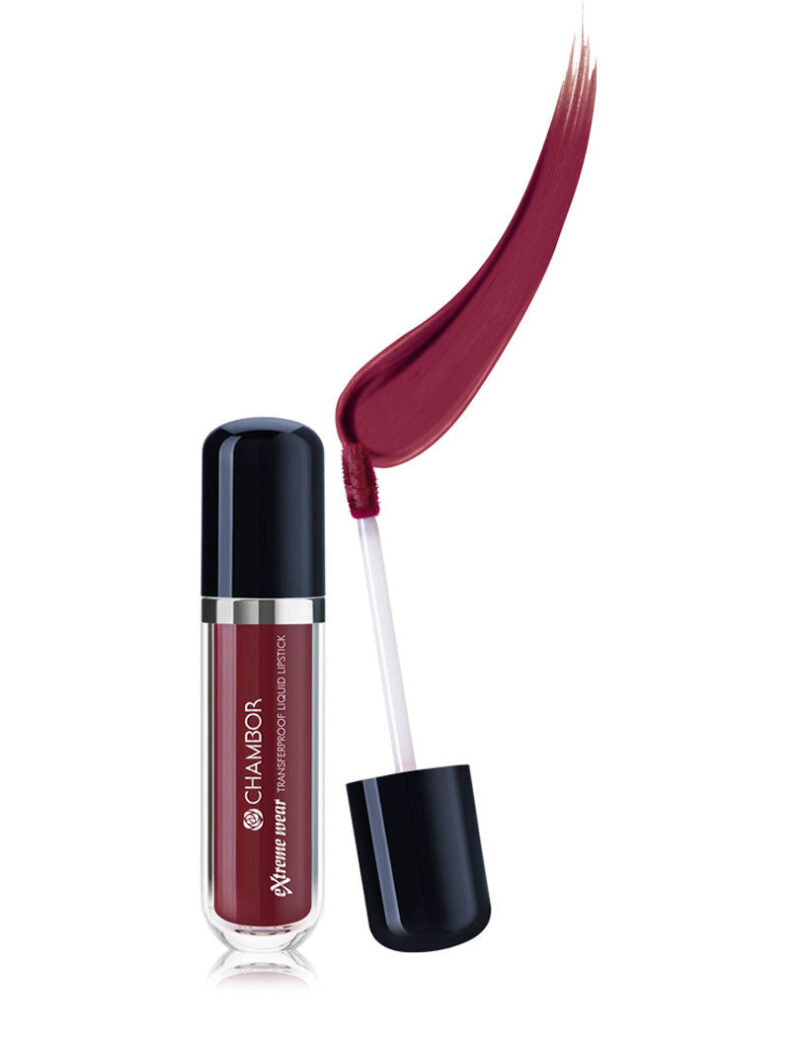 Chambor Extreme Wear Transferproof Liquid Lipstick - Cinnamon Brown #489 - Image 2