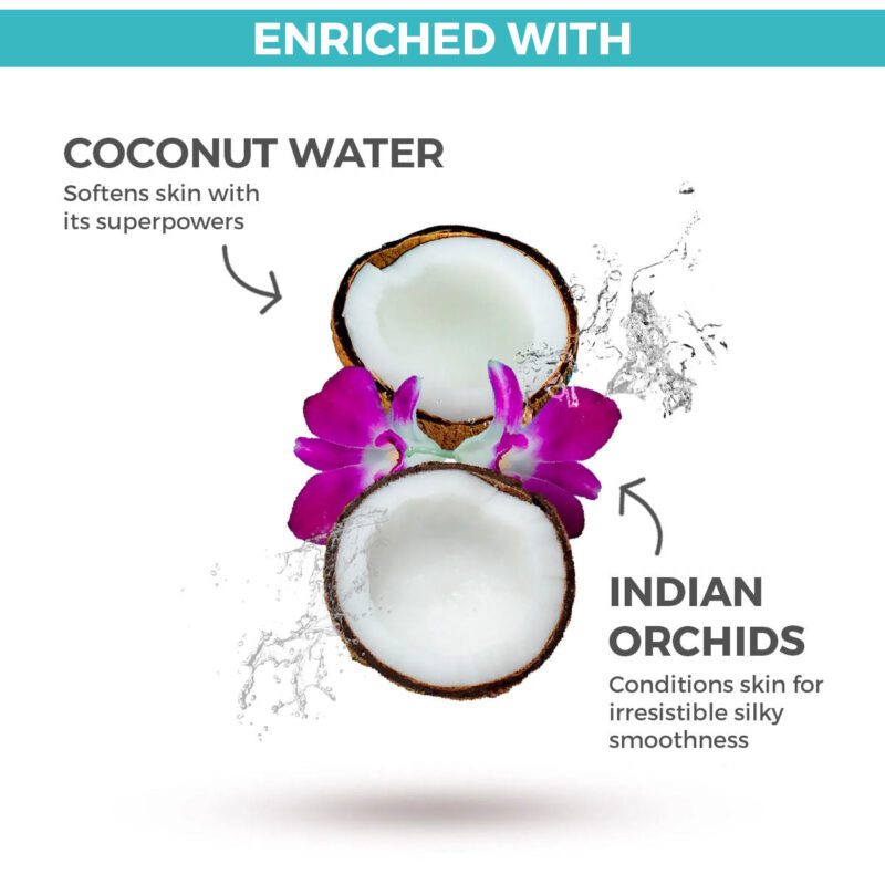 St Ives Coconut Water & Orchid Hydrating Body wash - 650ml - Image 2