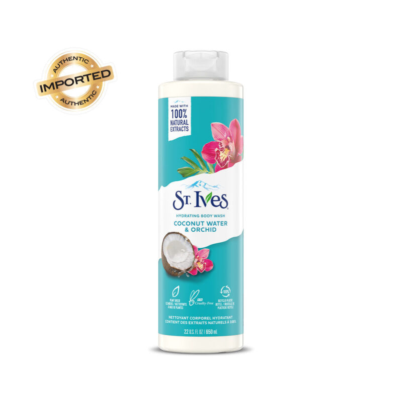 St Ives Coconut Water & Orchid Hydrating Body wash - 650ml