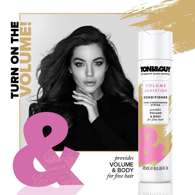 Toni & Guy Volume Addiction Hair Conditioner - 250ml - Image 3