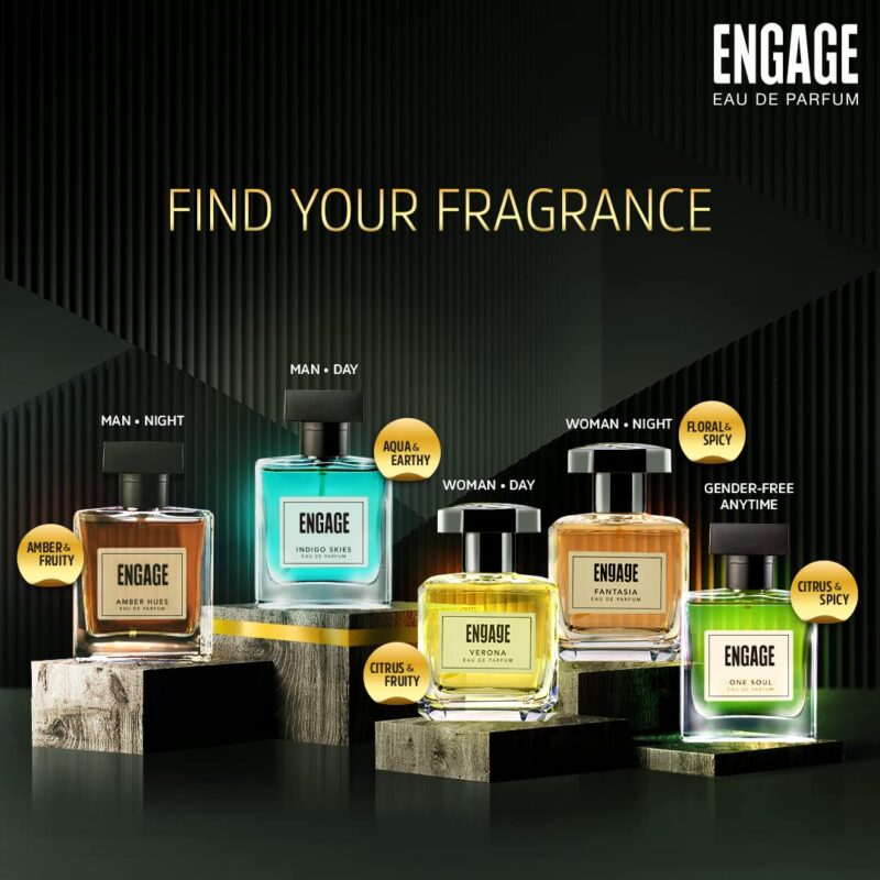 Engage Indigo Skies Eau De Parfum For Men - 100mL - Image 6