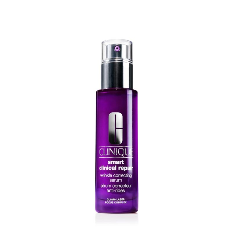 Clinique Smart Clinical Repair Wrinkle Correcting Face Serum With Hyaluronic Acid, Peptides + Advanced Retinoid Serum | Anti-Aging + Hydrating