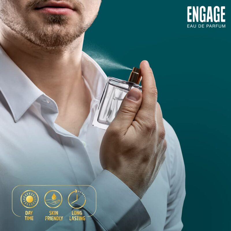 Engage Indigo Skies Eau De Parfum For Men - 100mL - Image 4