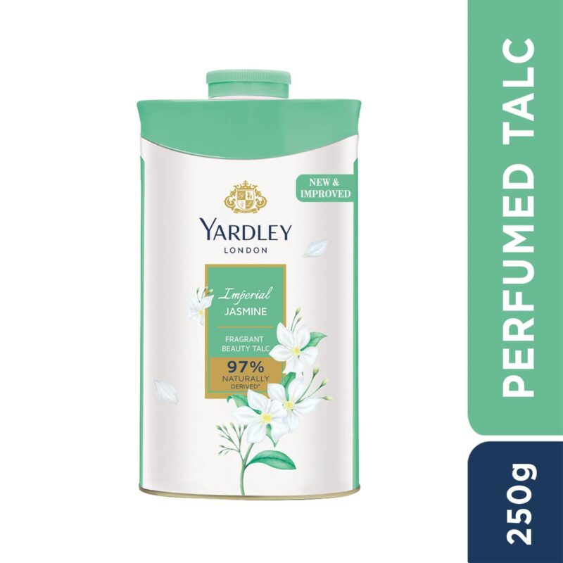 Yardley London Imperial Jasmine Perfumed Talc for Women - 250g - Image 2