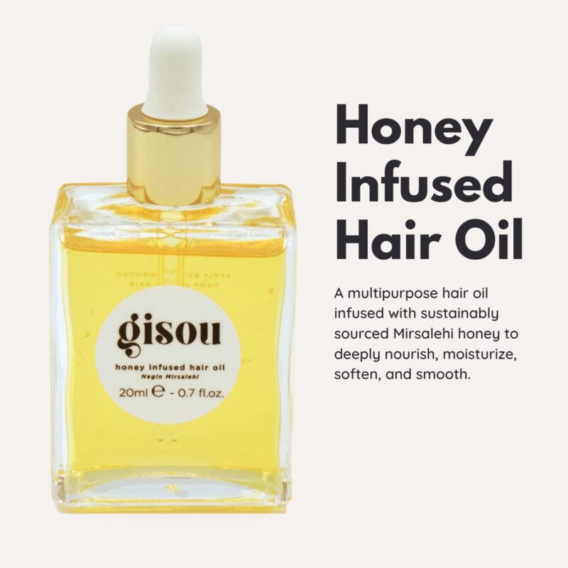 Gisou Travel Size Honey Infused Hair Oil 0.7oz 20 Ml - Image 2