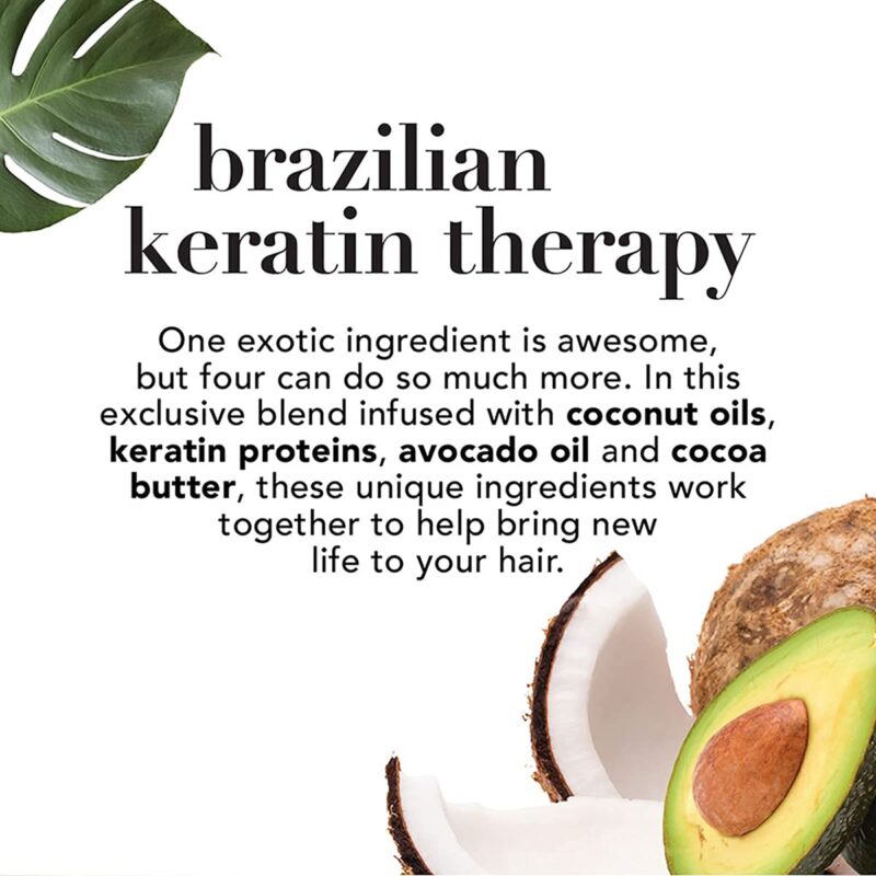 OGX Ever Straightening + Brazilian Keratin Smooth 2 Piece Starter Kit Shampoo & Conditioner - Image 2