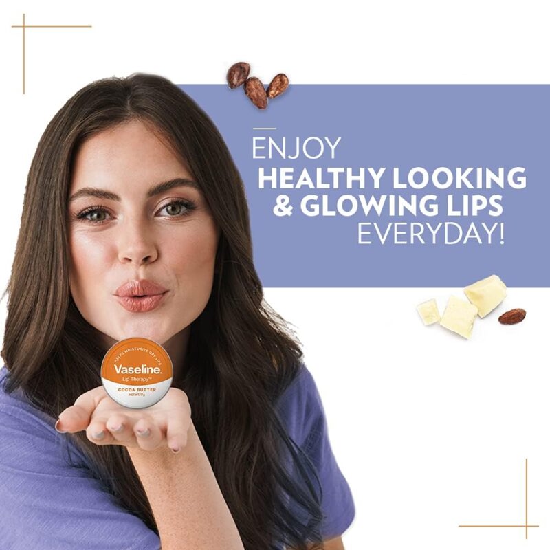 Vaseline Lip Tin Cocoa Butter - 20G - Image 2