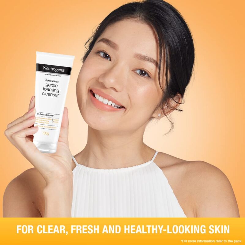 Neutrogena Deep Clean Gentle Foaming Cleanser - 100G - Image 2