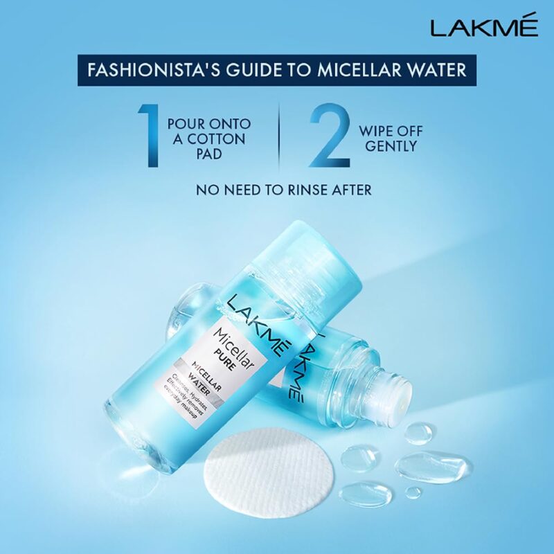 Lakme Micellar Water for Makeup Removal - 100mL - Image 5