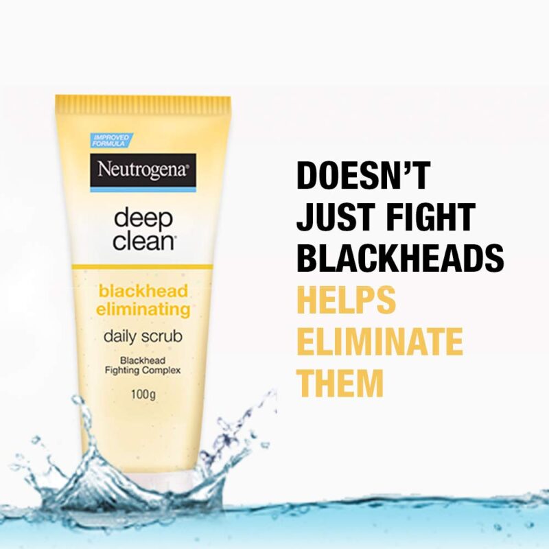 Neutrogena Deep Clean Blackhead Eliminating Daily Scrub 100g - Image 2