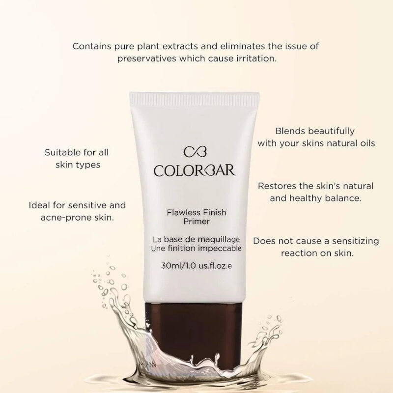 COLORBAR COSMETICS FLAWLESS FINISH PRIMER, TRANSPARENT - 30 ML - Image 3