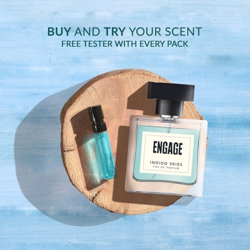 Engage Indigo Skies Eau De Parfum For Men - 100mL - Image 5