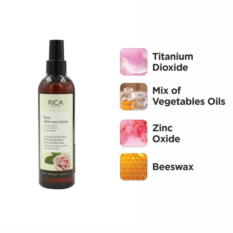 Rica Rose After Wax Lotion - 250ml - Image 3