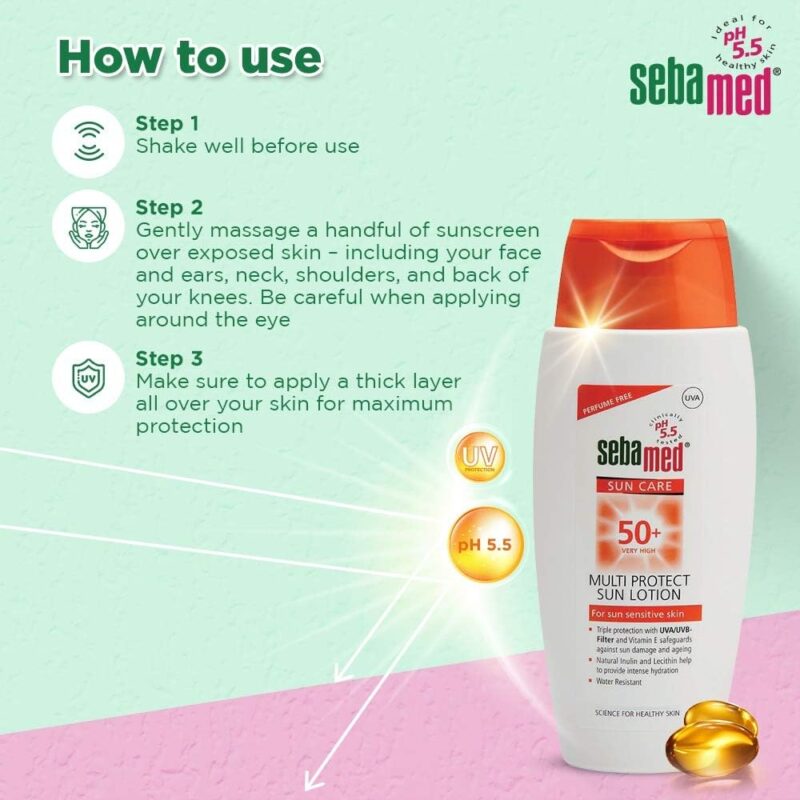 SebaMed Sun Care 50+ Lotion - 150 ml - Image 3