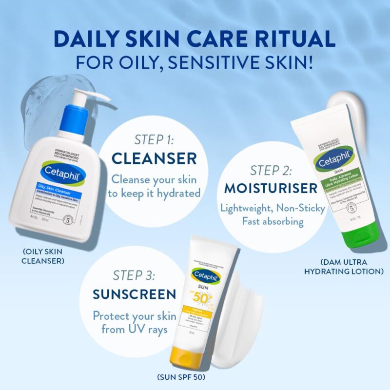 Cetaphil Oily Skin Cleanser, Daily Face Wash For Oily, Acne Prone Skin, Gentle Foaming, 250Ml - Image 5