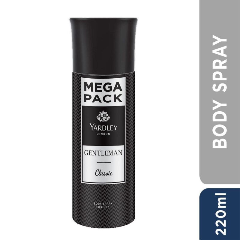 Yardley London Gentleman Classic Deo Body Spray for Men - 220ml - Image 2