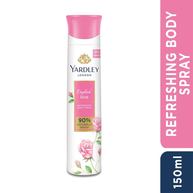 Yardley London English Rose Refreshing Deodorant Body Spray For Women - 150ml - Image 2