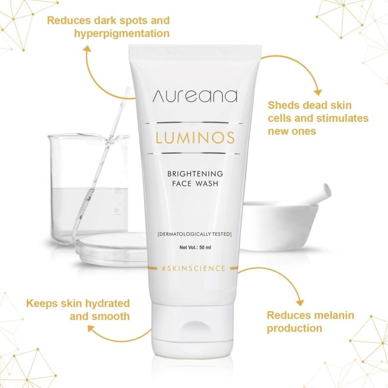 Aureana Luminos Brightening Face wash 50 ml - Image 2